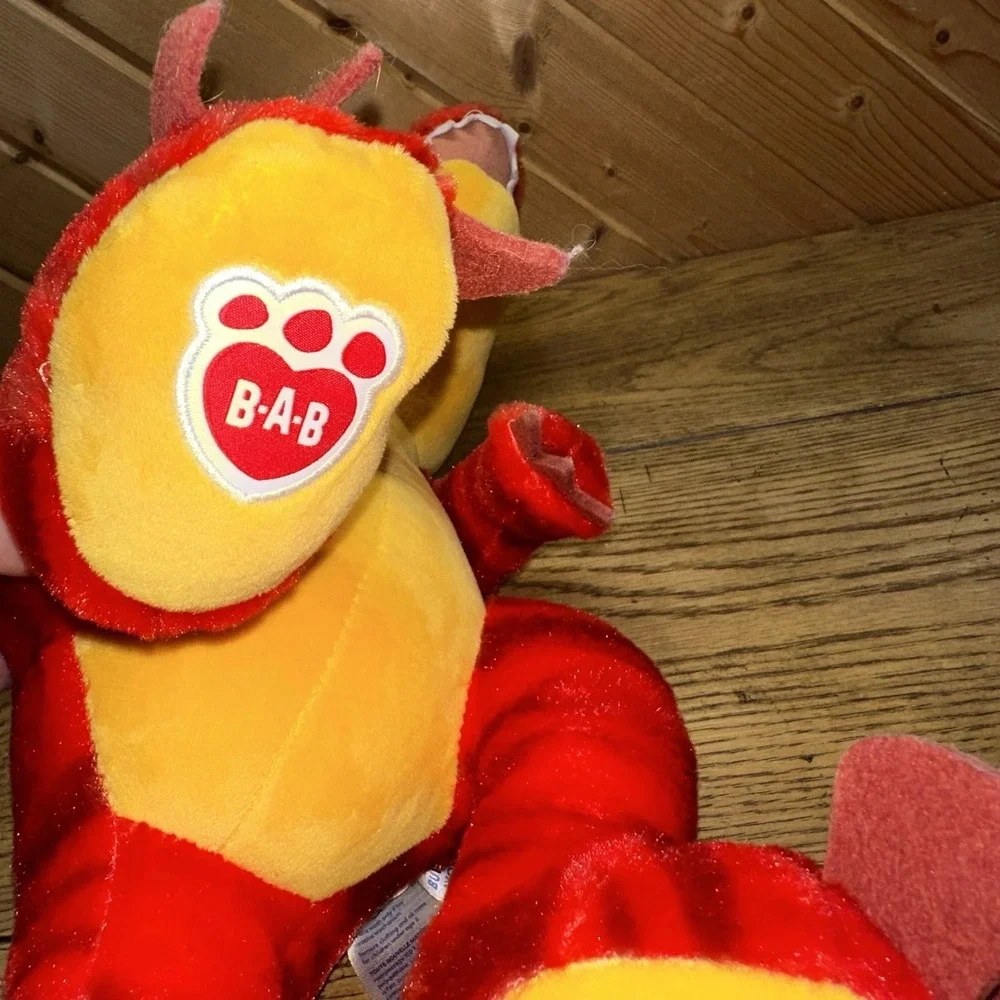 Build‎ A Bear Workshop BAB Red Raptor Dinosaur 16